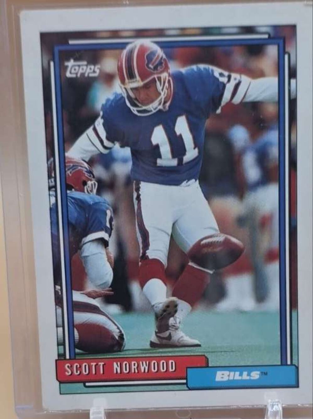 1992 Topps - Gold #591 Scott Norwood Card